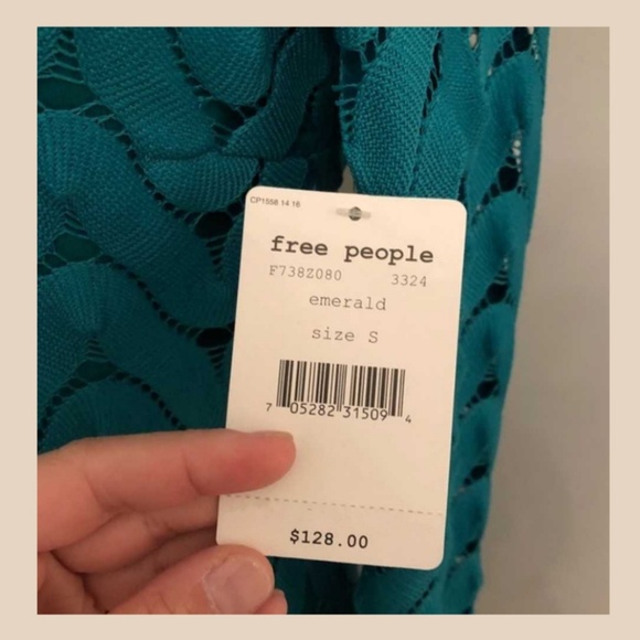 🍀NWT Free People Emerald Dress🍀 - Picture 8 of 8